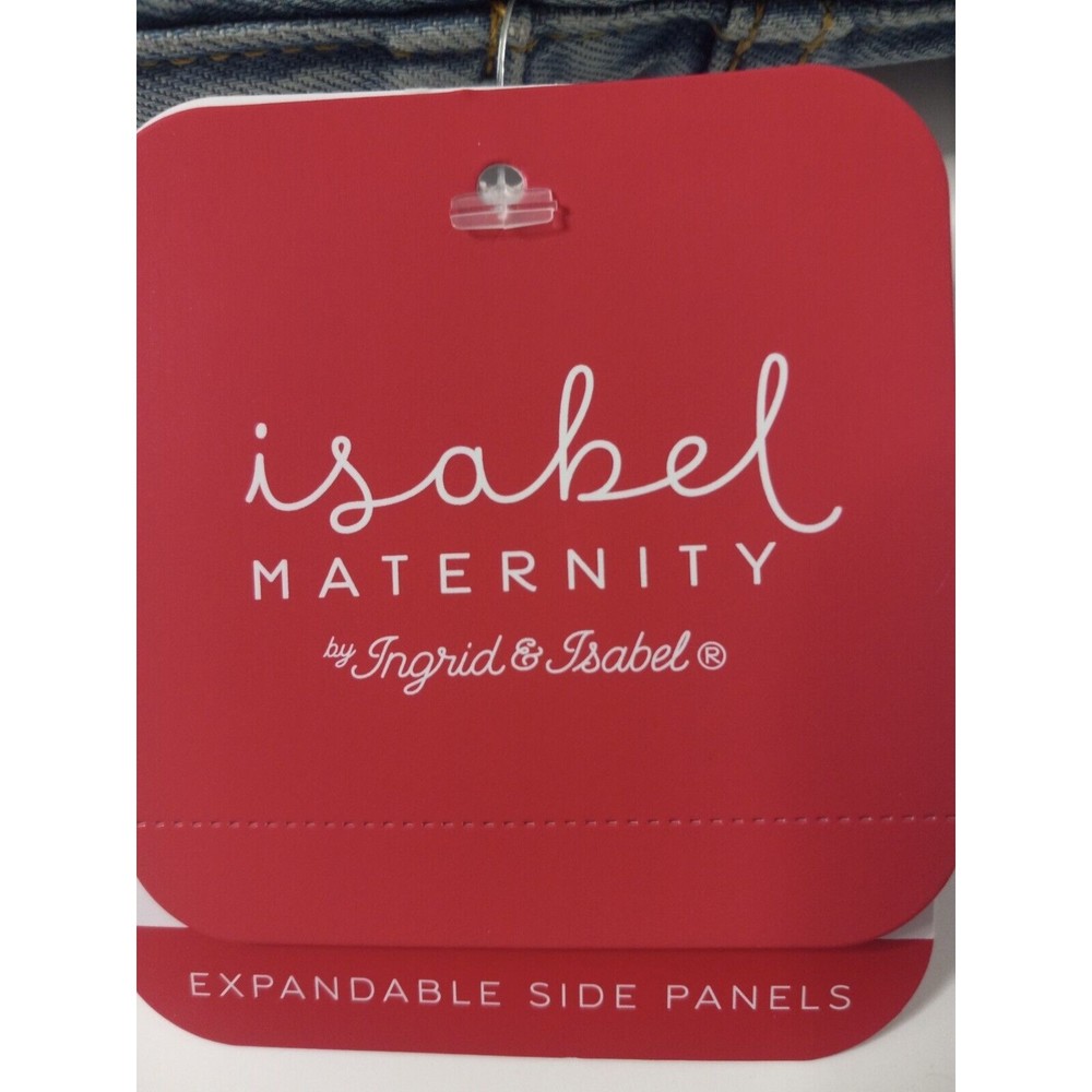 Under Belly Midi Maternity Jean Shorts - Isabel Maternity size 10 - Picture 4 of 5